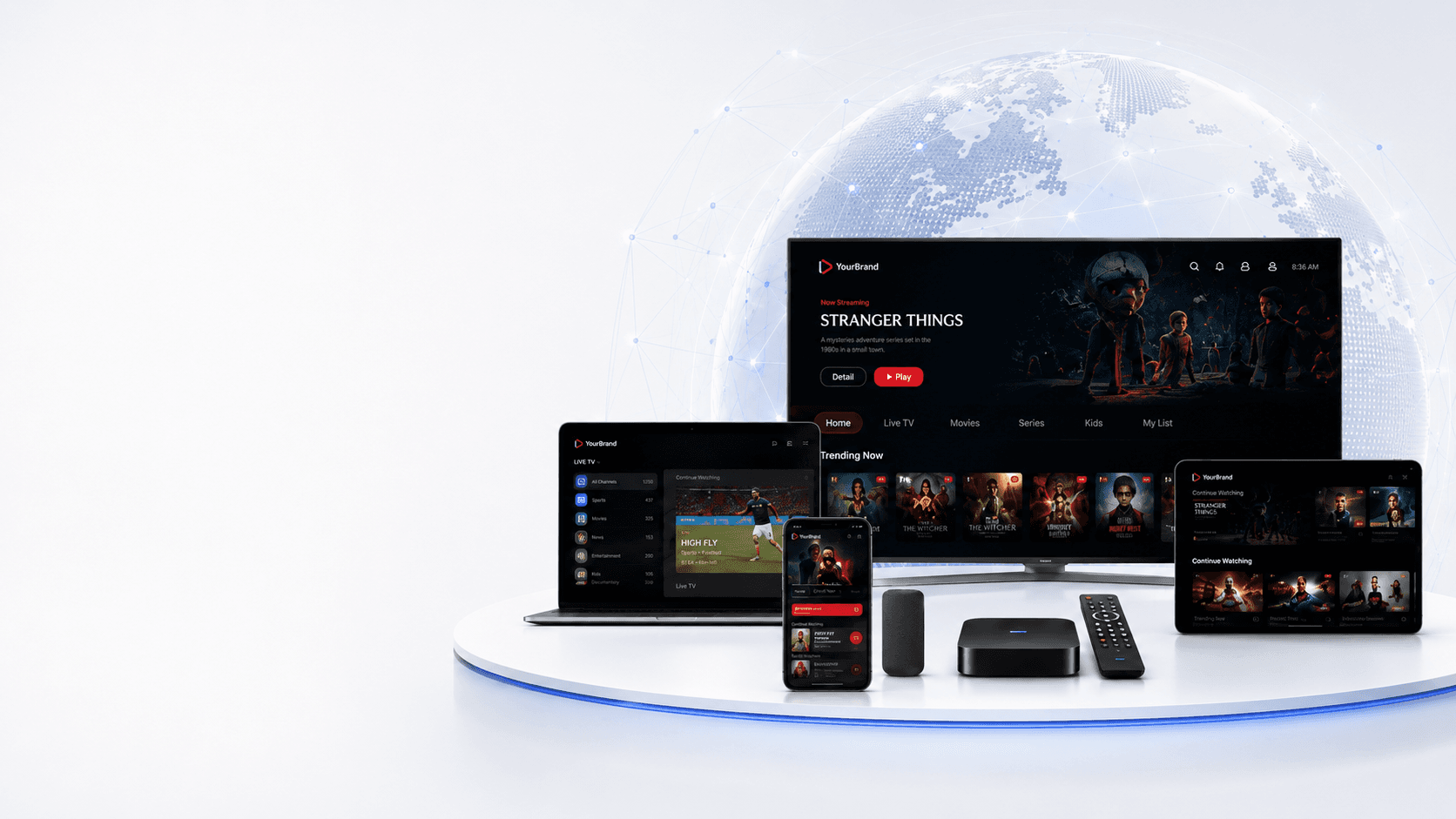 Motive Solutions Console Mockup